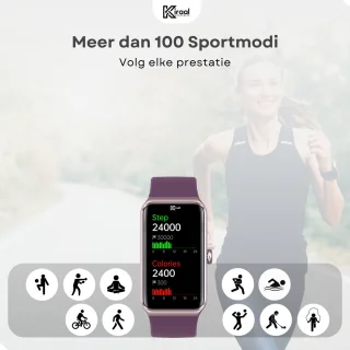 Kiraal Venture Active Smartwatch Paars