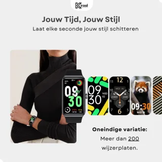 Kiraal Venture Active Smartwatch Zwart