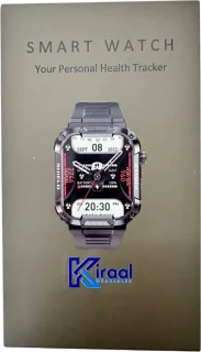 Kiraal Wave Smartwatch Zwart - Android & iOS