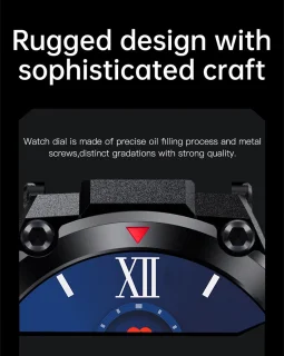 Knobbout 1.32" IPS Smartwatch Sport Grijs