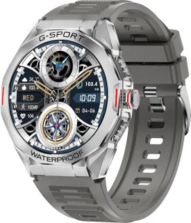 Knobbout 1.46" Smartwatch Zilver Grijs