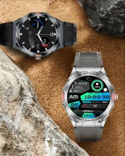 Knobbout 1.46" Smartwatch Zwart