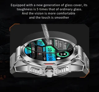 Knobbout 1.46" Smartwatch Zwart