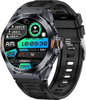 Knobbout 1.46" Smartwatch Zwart