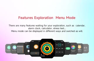 Knobbout 1.65" Dames Smartwatch Wit Goud