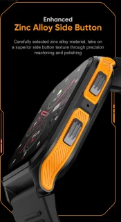 Knobbout 1.83" Outdoor Smartwatch Oranje