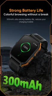 Knobbout 1.83" Outdoor Smartwatch Oranje