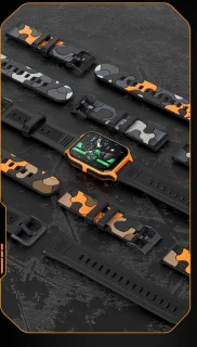 Knobbout 1.83" Outdoor Smartwatch Oranje