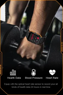 Knobbout 1.83" Outdoor Smartwatch Oranje