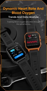 Knobbout 1.83" Outdoor Smartwatch Oranje