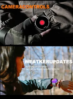 Knobbout 1.85” Sport Smartwatch – Blauwgrijs Siliconen Band
