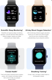Knobbout 1.93" Smartwatch Blauw Bluetooth