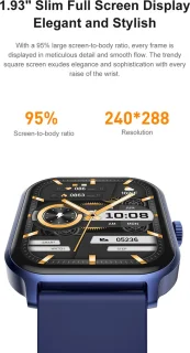 Knobbout 1.93" Smartwatch Blauw Bluetooth