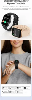 Knobbout 1.93" Smartwatch Zwart