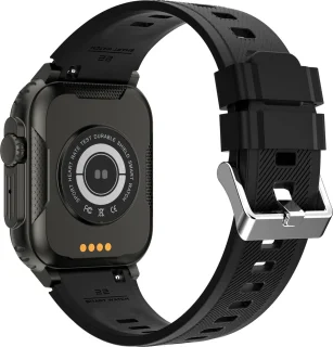 Knobbout 1.96" Smartwatch 44mm - Zwart