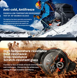 Knobbout AMOLED Smartwatch Dark Grey