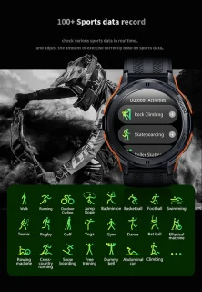 Knobbout AMOLED Smartwatch Dark Grey