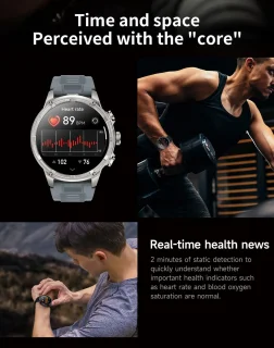 KNOBBOUT Bluetooth Smartwatch 1.85" HD met Stalen en Siliconen Band