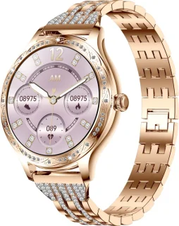 Knobbout Dames Smartwatch 1.27 inch Roségoud
