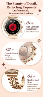 Knobbout Luxe Dames Smartwatch