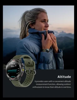 Knobbout Outdoor GPS Smartwatch Blauw