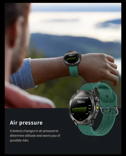 Knobbout Outdoor GPS Smartwatch Blauw