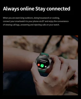 Knobbout Outdoor GPS Smartwatch Blauw