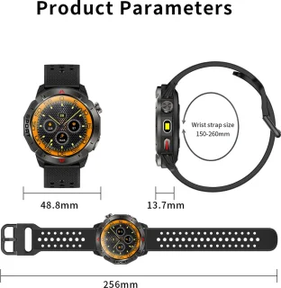 Knobbout Outdoor GPS Smartwatch Blauw