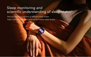 Knobbout Smatch 1.28" smartwatch zwart staal+siliconen band