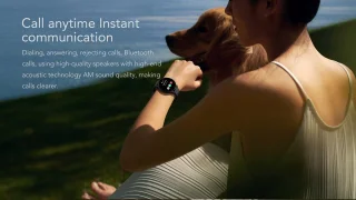 Knobbout Smatch 1.28" smartwatch zwart staal+siliconen band