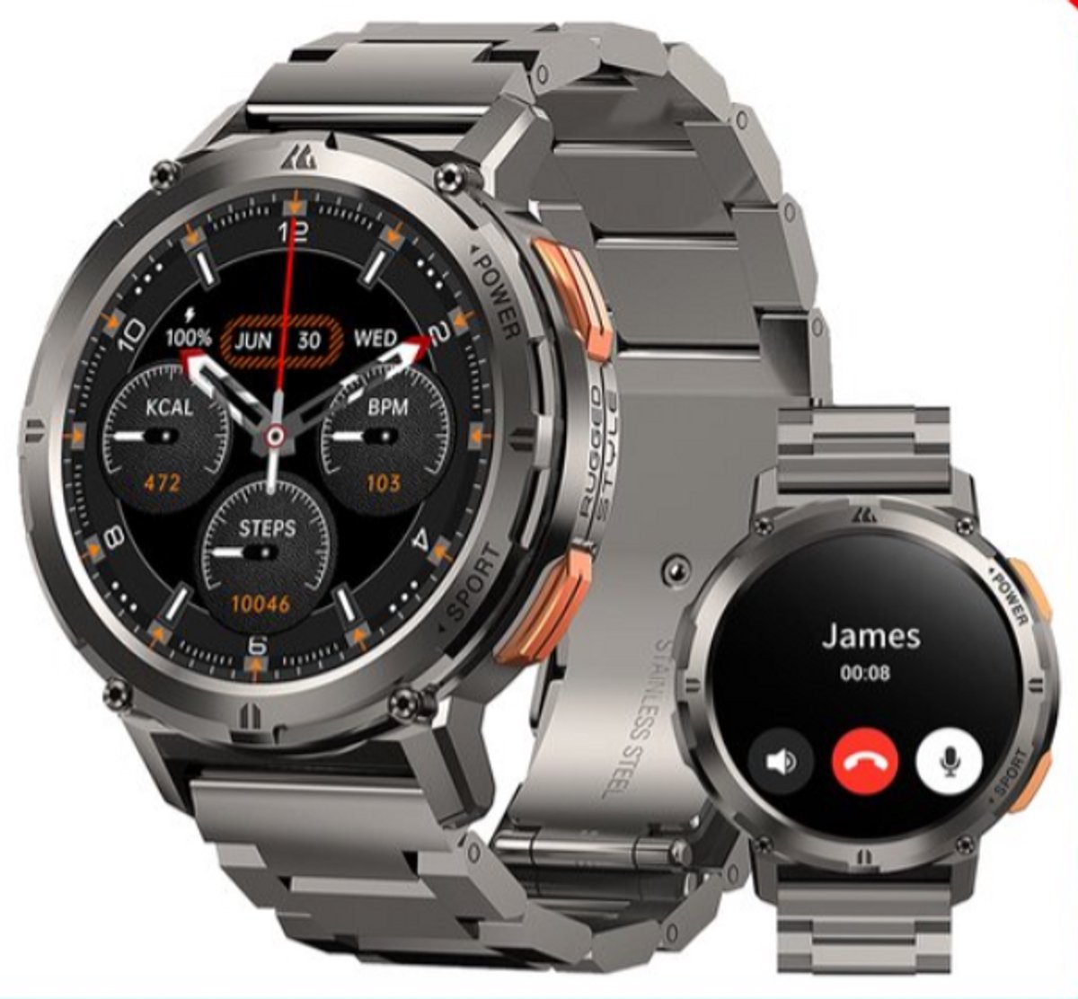 Kospet Tank T2 Ultra Smartwatch 1.43" AMOLED