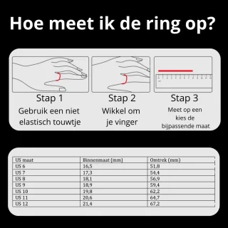 Lacardia Smart Ring Goud Maat 8