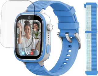 LEROYS Kinder Smartwatch GPS 4G Blauw Inclusief Simkaart
