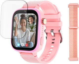 LEROYS Smartwatch Kind 4G GPS Roze
