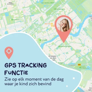 LEROYS Smartwatch Kinderen 4G GPS Oranje met Simkaart