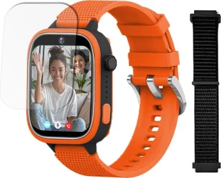LEROYS Smartwatch Kinderen 4G GPS Oranje met Simkaart