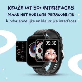 LEROYS Smartwatch Kinderen GPS 4G Android Met Simkaart