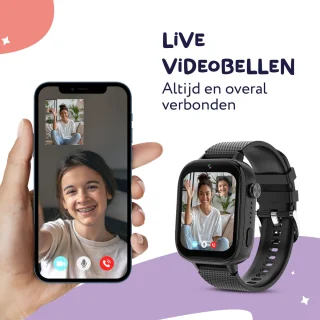 LEROYS Smartwatch Kinderen GPS 4G Android Met Simkaart