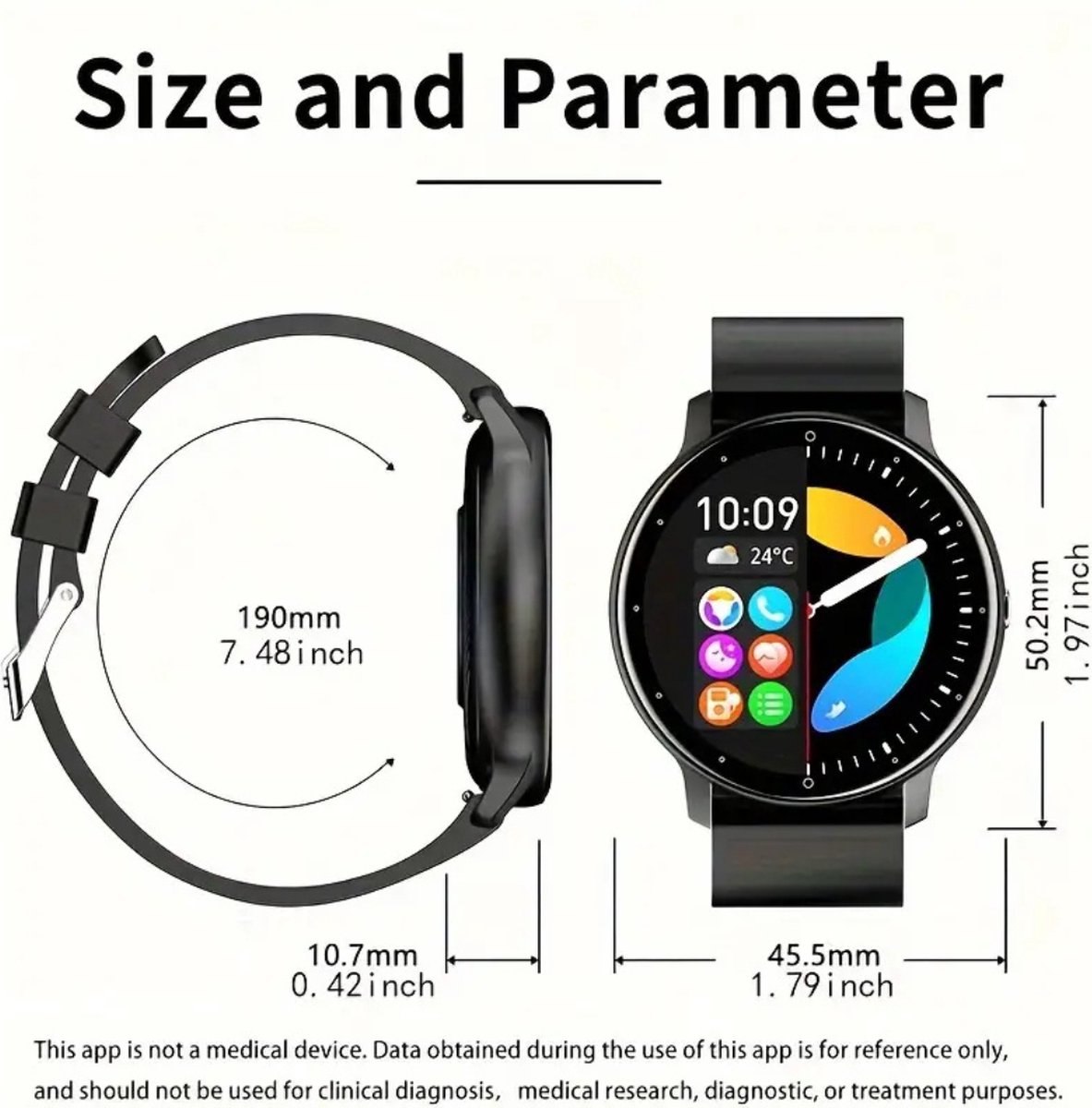Livano Smartwatch Champagne