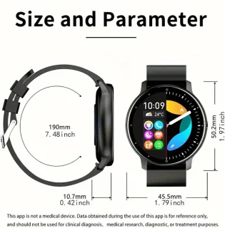 Livano Smartwatch Digitaal Zwart