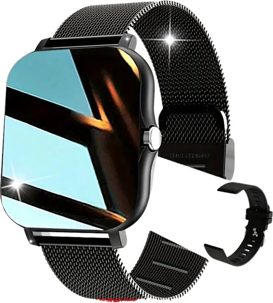 Livano Smartwatch Zwart Digitaal
