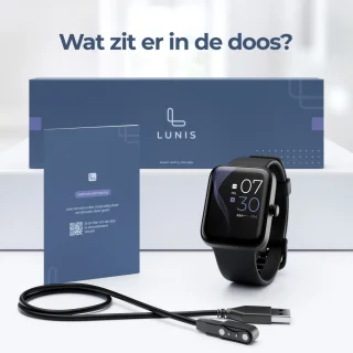 Lunis Smartwatch Zwart Unisex