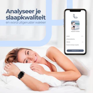 Lunis Smartwatch Zwart Unisex