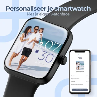 Lunis Smartwatch Zwart Unisex