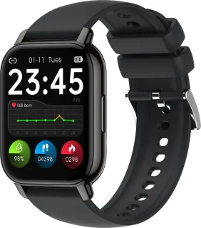 Maoo Amplify 2 Smartwatch Zwart Siliconen & Milanese Band