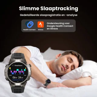 Maoo FORGE GPS Smartwatch Heren Gun Metal 1.43" AMOLED