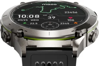Maoo FORGE GPS Smartwatch Heren Gun Metal 1.43" AMOLED