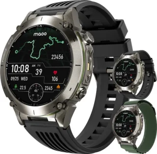 Maoo FORGE GPS Smartwatch Heren Gun Metal 1.43" AMOLED