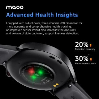 Maoo GTR Serie 2 Smartwatch Dames Roze Stainless Steel & TPU