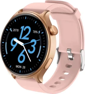 Maoo GTR Serie 2 Smartwatch Dames Roze Stainless Steel & TPU